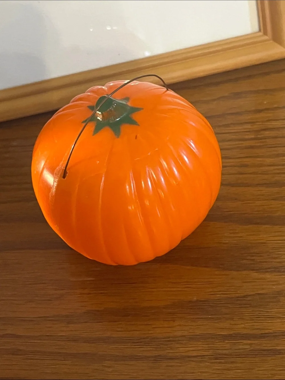 Vintage Halloween jack-o’-lantern pumpkin blow mold